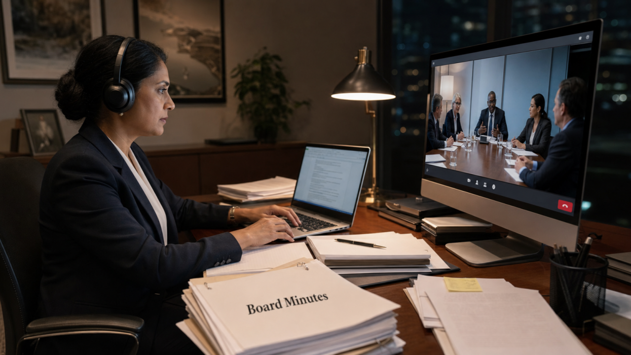 Director Duty Concerns - Keep Decisions and Minutes Documented