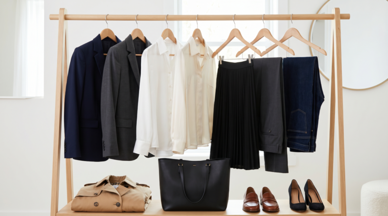 Limited Work Wardrobe - Mix Fewer Pieces More Effectively