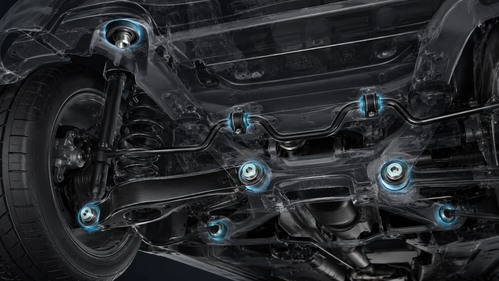 Worn Suspension Bushings - Improve Ride Comfort and Stability